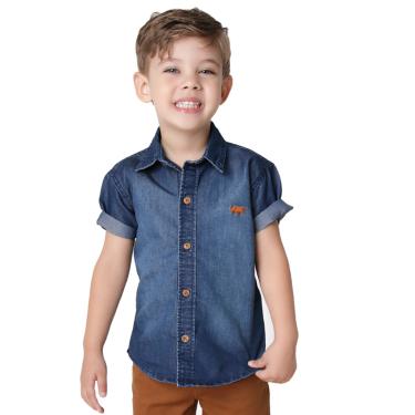 Imagem de Infantil - Camisa Look Jeans Tradicional Jeans  menino