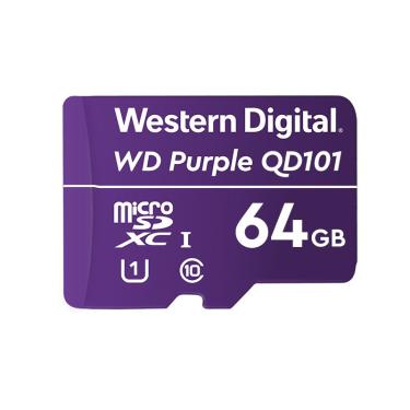 Imagem de Cartão De Memória Intelbras Micro Sd 64gb/32tbw Wd Purple 4600163