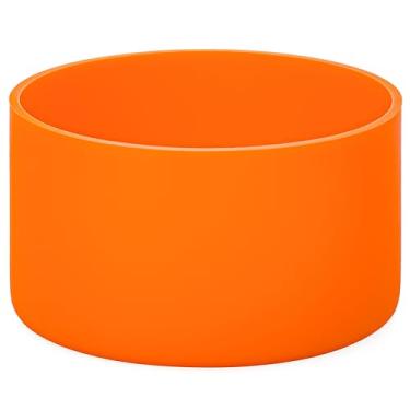 Imagem de QIANHAI Botas protetoras de silicone para Stanley Quencher Adventure Copo de 1,134 g e IceFlow 850 g 567 g - Manga inferior para garrafa de água esportiva para Hydro Flask - Acessórios para copos