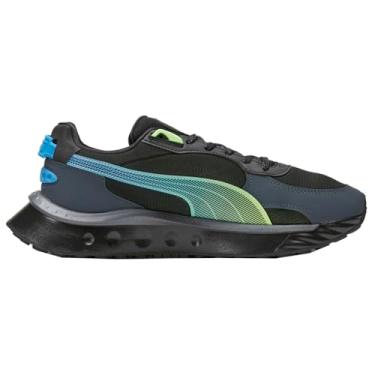 Imagem de PUMA Mens Wild Rider Ls Lace Up Sneakers Shoes Casual - Black - Size 12 M