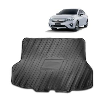 Imagem de Protetor de Porta-Malas Adaptável para New City 2015 2016 2017 2018 2019 2020 2021 2022 2023 Em Relevo Tapete Bandeja