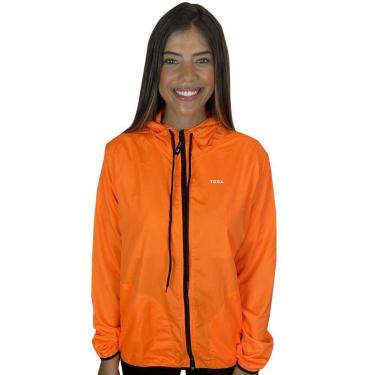 Imagem de Jaqueta Corta Vento Light Feminino Laranja WSS Yoga-Feminino