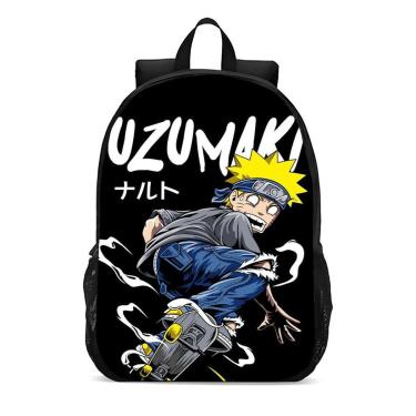 Imagem de Mochila Escolar Infanto Juvenil Anime Naruto Novidades 0390-Unissex