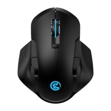 Imagem de Mouse Gamer Gamesir GM300 sem fio com bateria, PRETO com RGB