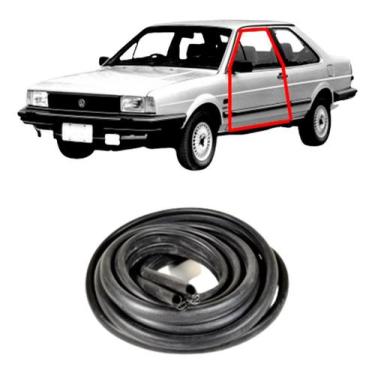 Imagem de Borracha Vedação Porta Santana Quantum 2 E 4 Portas Ate 1990 - Disk Bo