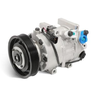Imagem de Compressor de ar condicionado AC com embreagem compatível com Sportage 2.4L 2017-2019, Tucson 2.4L 2018, #CO11529C, 168394, 97701D9001, 97701D9001DR, 97701D9001AS1