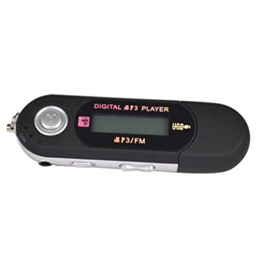 Imagem de AsrMyjcx Mini MP3 Player Portátil, Display LCD Digital USB Memory Stick, Suporte para Cartão TF,