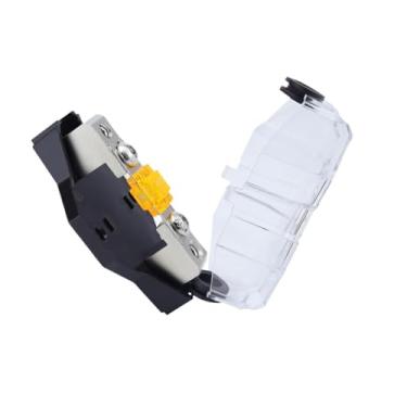 Imagem de AsrMyjcx de Fusíveis de Distribuição de Distribuição Áudio Automotivo Estéreo 80A Mini ANL Suporte com Fusível para RV Barcos Marinhos Veículos Nav, 1 via