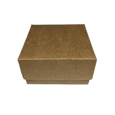 Imagem de 50 Caixa Branca Bijuteria E Semi Joia Embalagem De Papel 7,5X4X7,5 - G