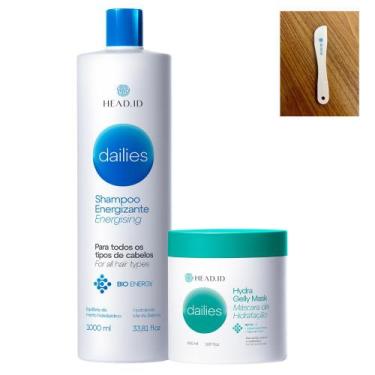Imagem de Head.ID Dailies Shampoo 1000ml Mask Hidra 500ml +Espátula