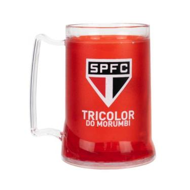 Imagem de Caneca Gel Isolante Térmico 400ml - São Paulo SPFC - Mileno