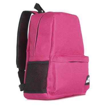 Imagem de Bolsa Mochila Para  Escola de Lona Reforçada Pink - BAG BREAK, Pink, ú