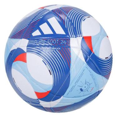 Imagem de Bola de Futebol Adidas Olympics 24 LGE, Branco, Vermelho, Único