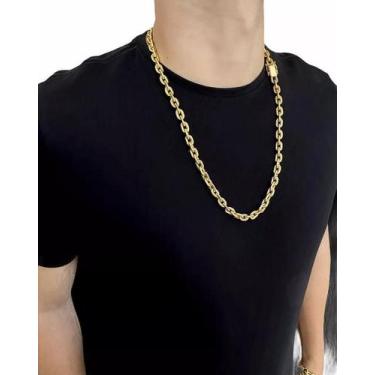 Imagem de Colar Corrente Banhado a Ouro 10 Milésimos - Dourado 70cm - Tojoia18K