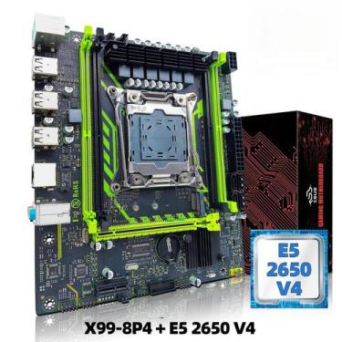 Imagem de Kit Placa-Mãe X99-8D4 ZSUS com Intel Xeon E5 2650 V4, 16GB DDR4 RAM e 