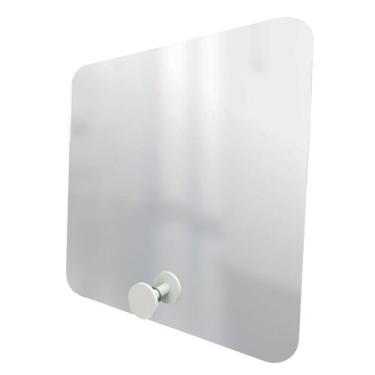 Imagem de Espelho Funcional Hook Branco 50x50 Cm Quadrado - e2g Design