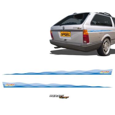 Imagem de Kit Faixa Lateral/Traseira Parati Surf 1993/1995 Quadrada - SPORTINOX