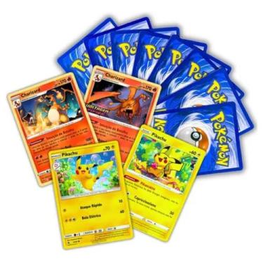 Imagem de Combo 50 Cartas Pokémon + 2 Brilhantes Incluídas - COPAG