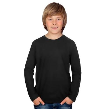 Imagem de Blusa Térmica Infantil Unissex Proteção Solar UV Moda Praia Piscina Ve