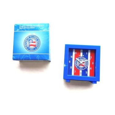 Imagem de RELÓGIO DESPERTADOR quadrado Bahia  - produto oficial - mileno