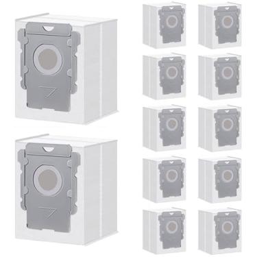 Imagem de Sacos de vácuo para iRobot Roomba i7, i7+, i7Plus, i8, i8+, i3, i3+, i4, i4+, i6, i6+, j7, j7+, s9, s9+, s9Plus, i and s Series Clean Base Sacos de eliminação automática de sujeira (pacote com 12)