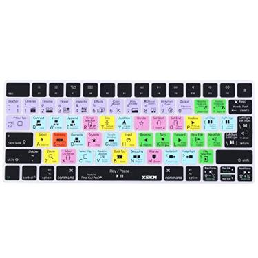 Imagem de XSKN Capa de teclado Magic Keyboard Final Cut Pro, teclado de silicone durável FCPX Hotkeys XSKN para teclado Apple Magic MLA22LL/A, MLA22B/A (versão dos EUA e da UE)