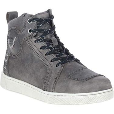 Imagem de HARLEY-DAVIDSON FOOTWEAR Bota feminina Bateman de metal de 10 cm, Cinza, 10