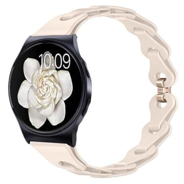 Imagem de Compatível com pulseiras de substituição para Moto Watch 120, 18 mm, 20 mm e 22 mm, de silicone elástico, compatível com smartwatch Moto 40, 70, 100, 120, 360 3ª geração 2020 (pulseira de tamanho de