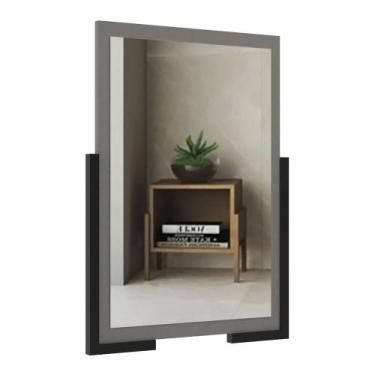 Imagem de Espelheira para Banheiro 46cm Multimóveis CR10109, Cimento