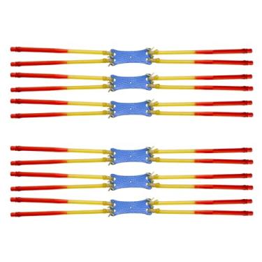 Imagem de MXLUSINE Bandas de borracha de substituição para rifle de catapulta de arma de estilingue grossa para serviço pesado profissional 6 peças