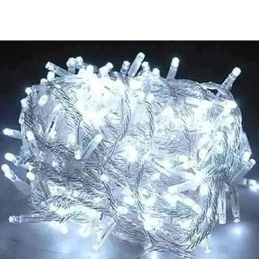 Imagem de Pisca Pisca Natal 100 Led Branco Frio 10 metros prova D Agua - XF