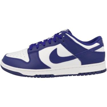 Imagem de Nike Dunk Low Retro Tênis masculino (DV0833-103, branco/vermelho universitário) tamanho 42, Branco/Vermelho, 42
