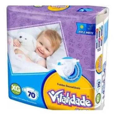 Imagem de FRALDA INFANTIL VITALIDADE BABY XG / 70un - KAIRÓS