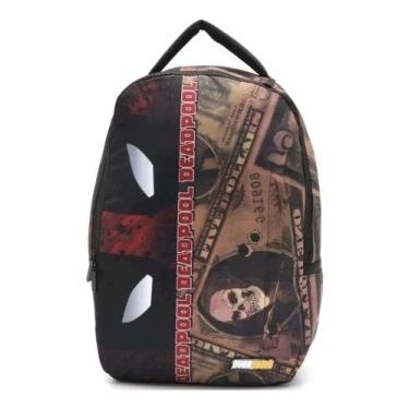 Imagem de Mochila Escolar Juvenil G DMW 11383 Deadpool Marvel Heróis, Preto