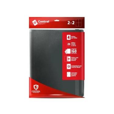 Imagem de Fichário Fixo Central - 2x2 - Preto (CA40003)