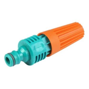 Imagem de Esguicho Para Mangueira Engate Rapido 1/2 - Tramontina, verde/laranja