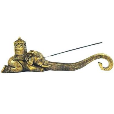 Imagem de Inensário Escultura Elefante 13012 - PLAT1, ouro