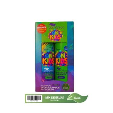 Imagem de Kit Shampoo e Condicionador Tok Bothânico OnKids Mix de Ervas 400ML