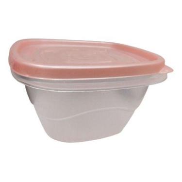 Imagem de Pote Plástico Porta Mantimento Retangular 1200ML C Tampa - Kozi