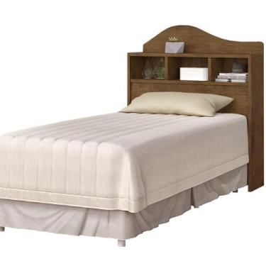 Imagem de Cabeceira Box Solteiro 0,90 Irlanda Cor Flex Jequitibá Off White J&A M