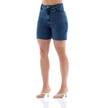 Imagem de Bermuda Meia Coxa Jeans Feminina Arauto
