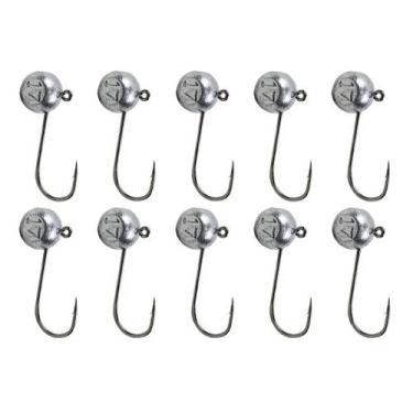 Imagem de Jig Head Facetado 17g (Anzol 4/0) - 10 Unidades - Chumbadas Oficial
