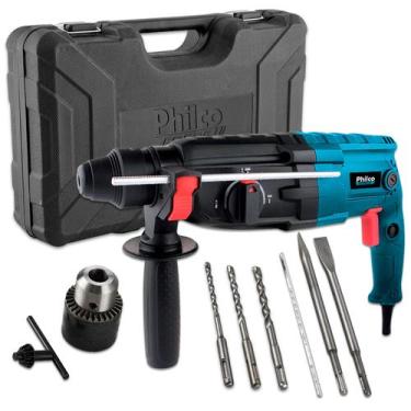 Imagem de Martelete Combinado Sds Plus 900w Pmt01 Philco + Maleta Kit 220V