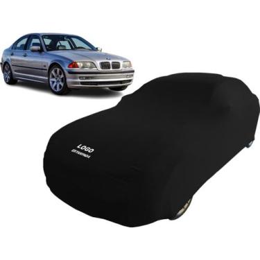Imagem de Capa Carro Bmw 328i Com Elástico Melhor Fixação - Mz, Preta