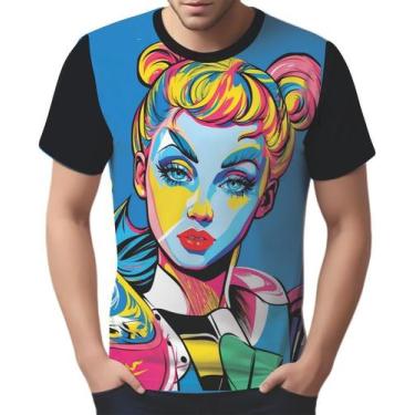 Imagem de Camisa Camiseta Tshirt Pin Up Mu.lher Morena Pop Art Moda 3 - Enjoy Sh