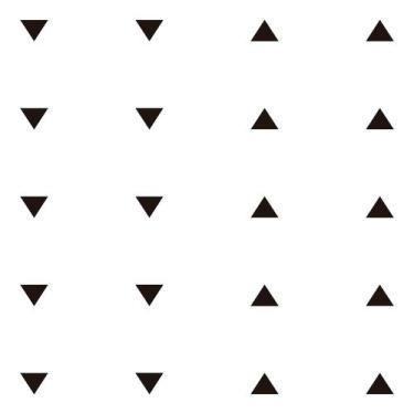 Imagem de Papel De Parede Adesivo Triângulos Preto E Branco Sala Quarto  5m - DE