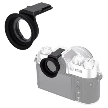 Imagem de JJC Ocular de borracha macia para câmera sem espelho Fuji Fujifilm X-T50 XT50 XT50, X-T50 XT50, capa de visor de óculos não afeta o uso da tela LCD, usuários de óculos confortáveis