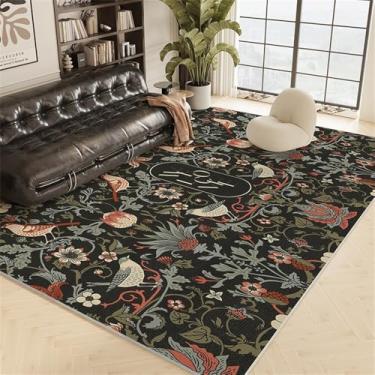 Imagem de HJZSZX Tapete de sala de estar vintage, decoração para casa, quarto, tapete fofo, mesas de centro de área grande, tapete de chão impresso, QH1710, ER, 300x400CM