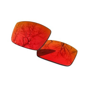 Imagem de ToughAsNails Lentes de substituição para óculos de sol Oakley Gascan OO9014 – HyperVision Plus Vermelho Cromado – Polarizadas