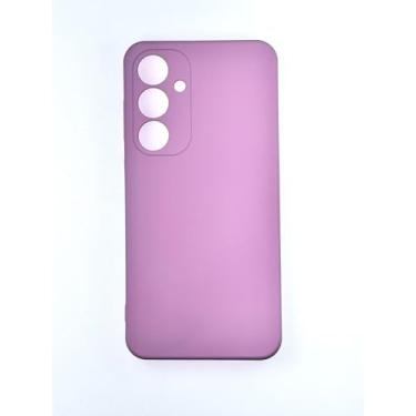 Imagem de Capinha Capa Compativel com Samsung Galaxy S24 FE Silicone Macia Veludo Forro Interno Premium Com Proteção De Câmera Rosa Bebe